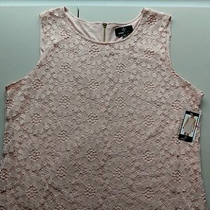 Ronni Nicole Pink Lace Sleeveless Dress!!!